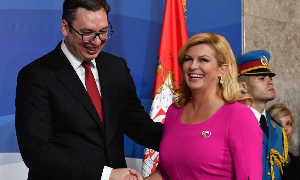 Aleksandar Vučić i Kolinda Grabar Kitarović