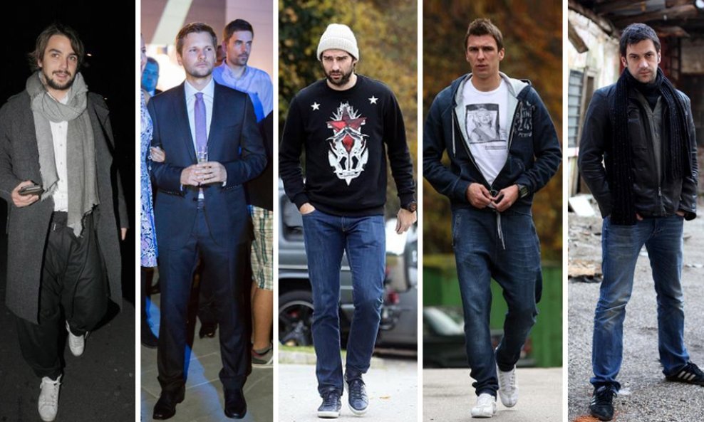 Niko Kranjčar, Ivan Todorić, Vedran Ćorluka, Mario Mandžukić i Goran Bogdan