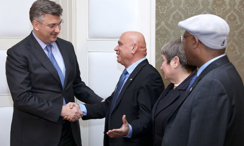Plenković s potpredsjednikom Knesseta Esawijem Frejom