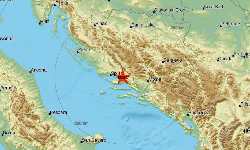 Potres u Splitu