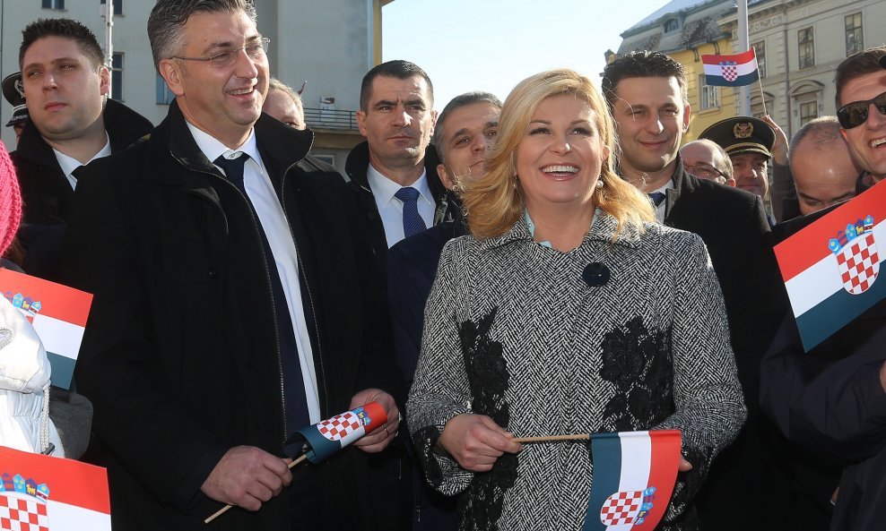 Andrej Plenković i Kolinda Grabar Kitarović