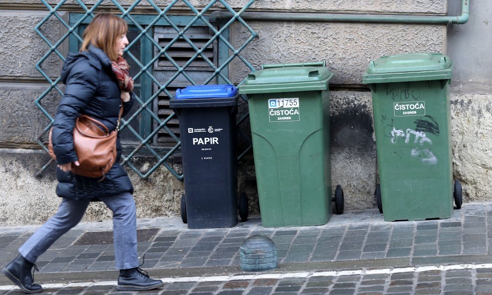 Miješani komunalni otpad odvozit će se, kao i dosad, ovisno o dijelu grada, dva ili tri puta tjedno