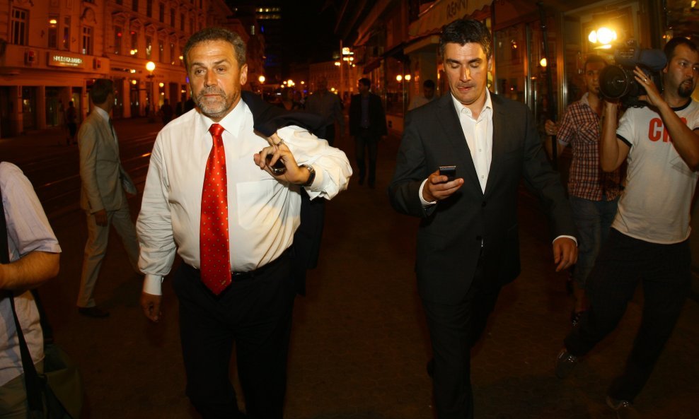 Milan Bandić i Zoran Milanović 2009. godine