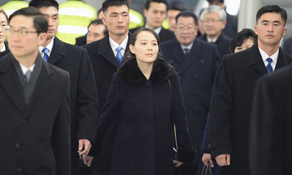 Kim Yo-jong u Pjongčangu na otvaranju Olimpijade