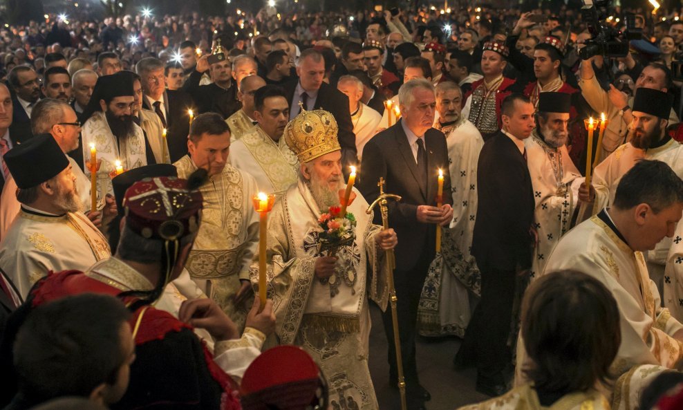 Tomislav Nikolić i srpski patrijarh Irinej