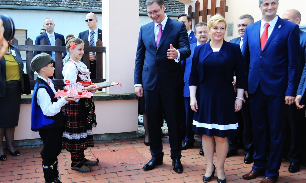 Aleksandar Vučić i Kolinda Grabar Kitarović 2016.