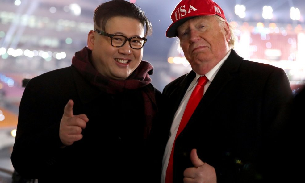 Dvojnici Kim Jong Una i Donalda Trumpa