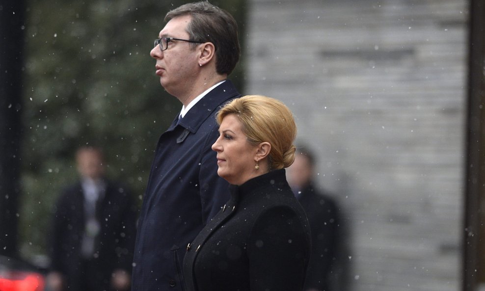 Aleksandar Vučić i Kolinda Grabar Kitarović