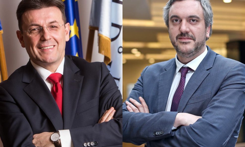 Luka Burilović, predsjednik HGK i Marko Čadeć, predsjednik Privredne komore Srbije