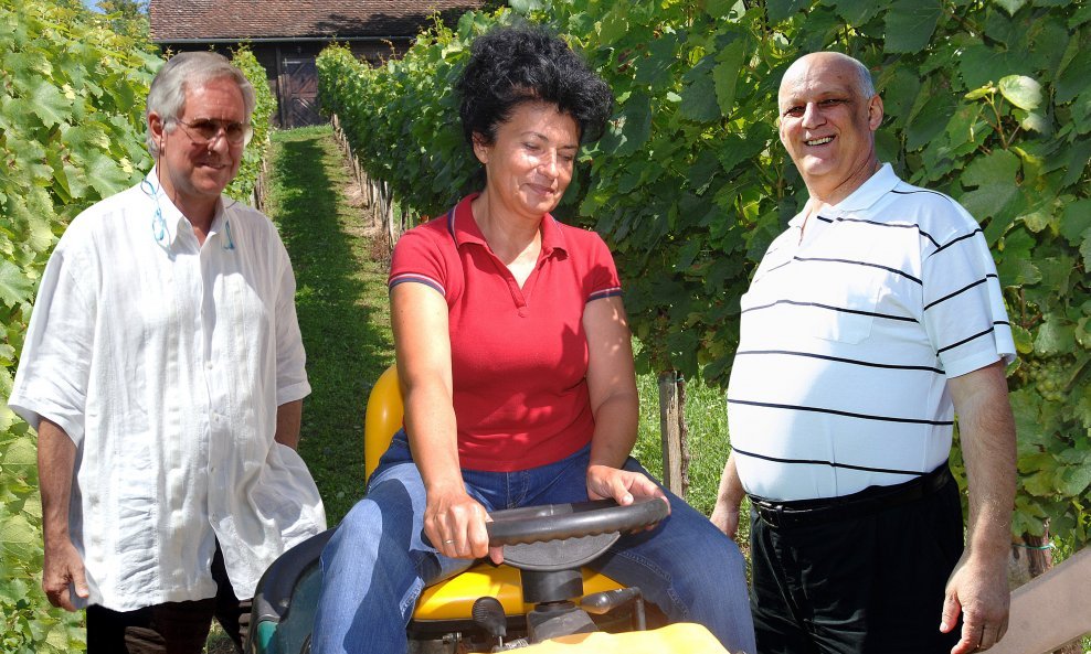 Josip Radeljak, Višnja Pevec, Ljubo Ćesić Rojs