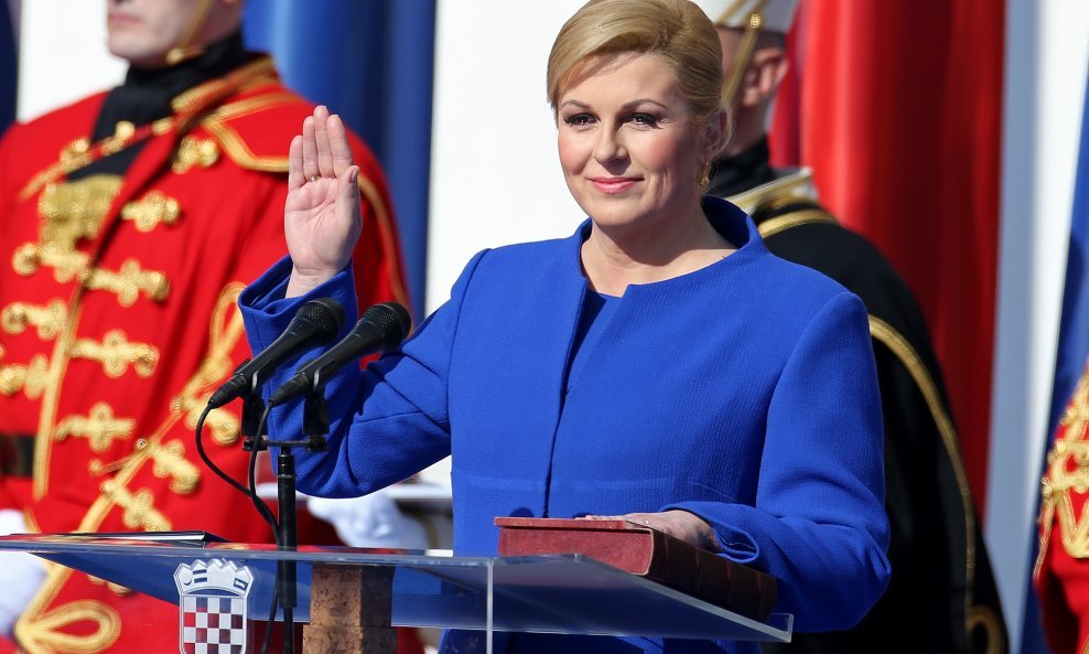 Kolinda Grabar Kitarović predsjedničku prisegu dala je 15. veljače 2015.