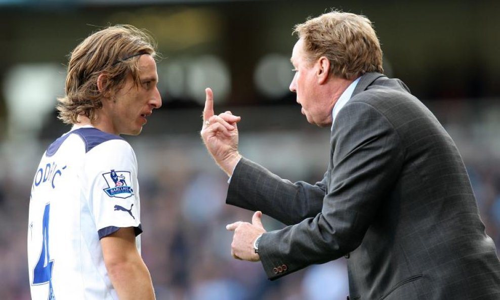 Luka Modrić i Harry Redknapp