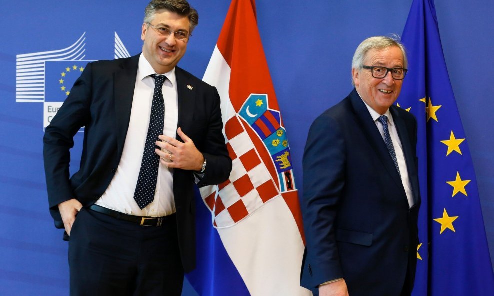 Andrej Plenković i Jean Claude Juncker
