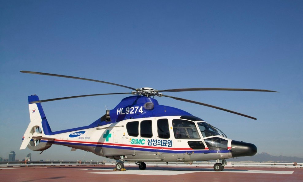 Helikopter hitne pomoći u Koreji