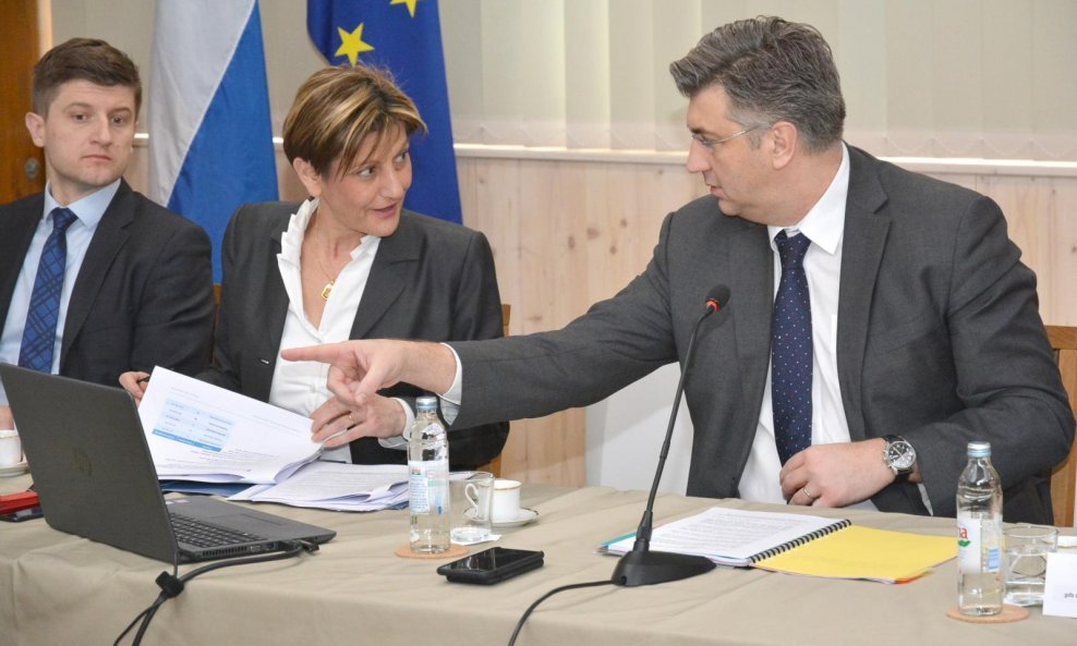 Premijer Plenković i ministri Marić i Dalić u Virovitici