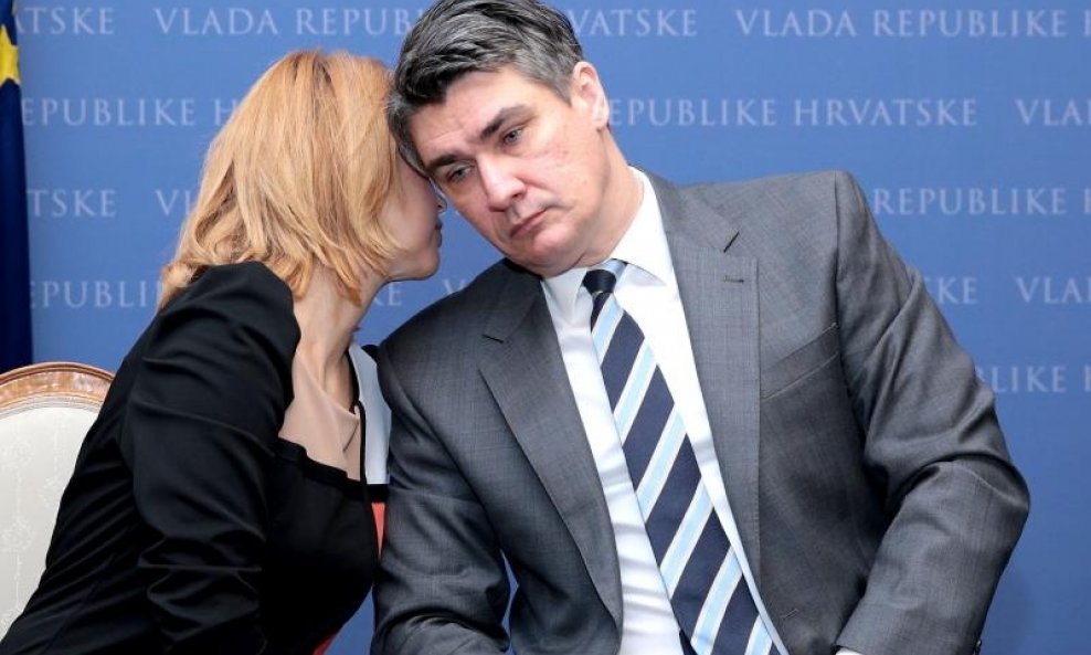 Milanka Opačić i Zoran Milanović