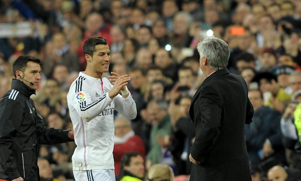 Cristiano Ronaldo, Carlo Ancelotti