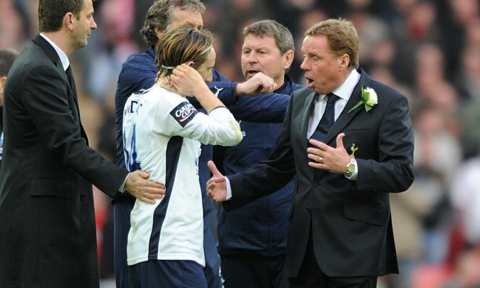 Luka Modrić i Harry Redknapp