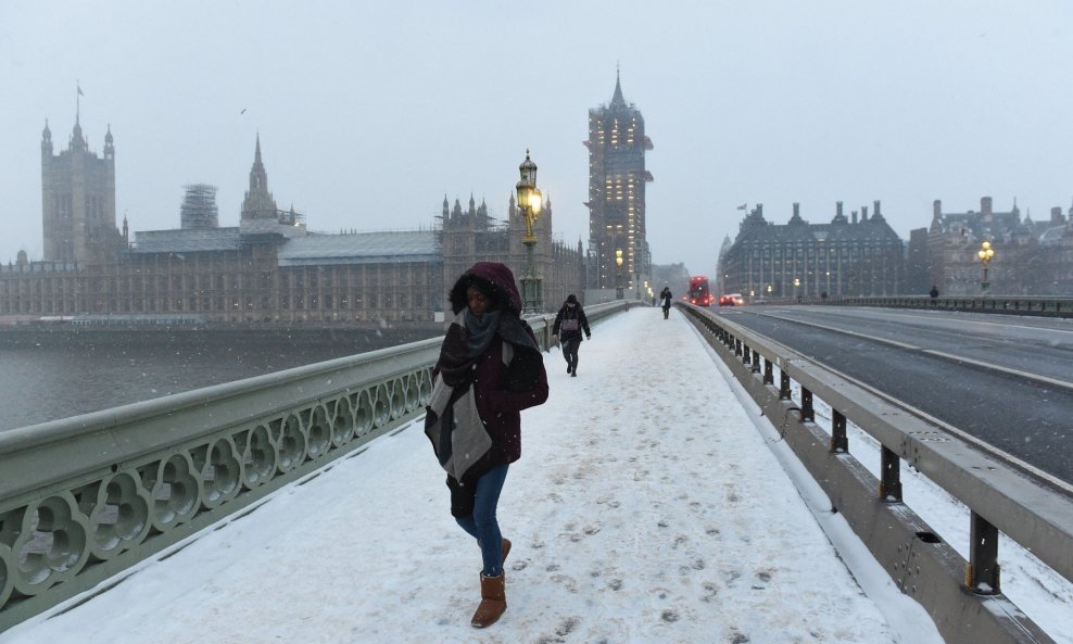 Snijeg u Londonu