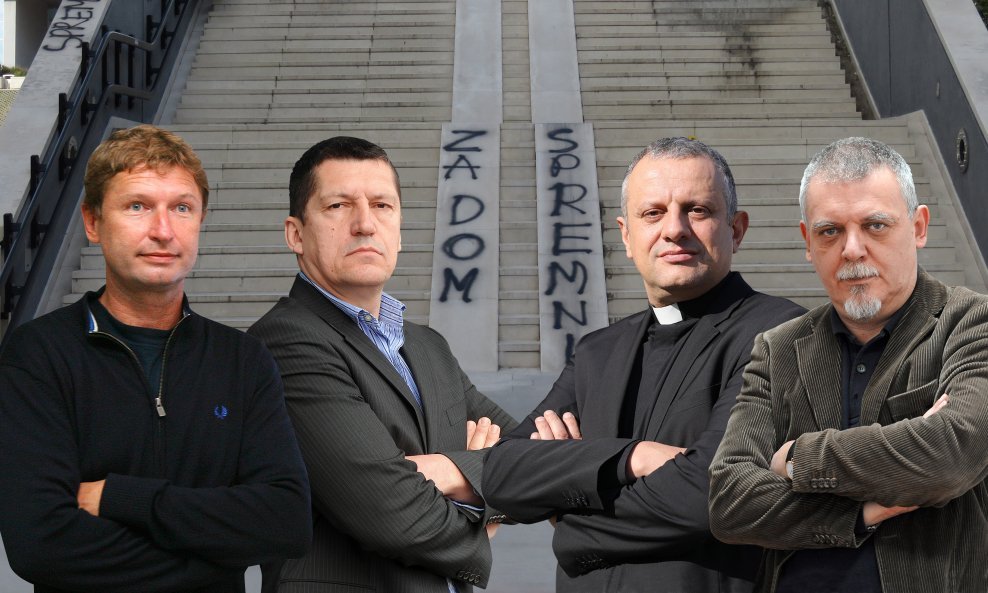 Ante Nazor, Ivica Lučić, Željko Tanjić i Mladen Ančić