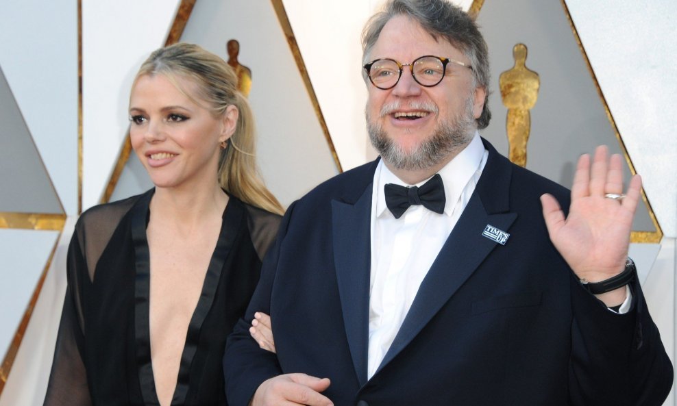Guillermo Del Toro u društvu scenaristice Kim Morgan