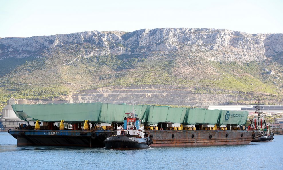 Iz Brodograđevne industrije Split krenut će osljednji kontingent čelicnih brana za Veneciju