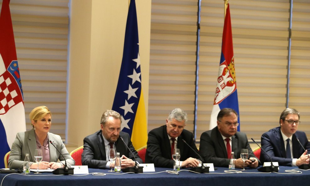 Grabar-Kitarović u Mostaru pozvala na dogovor o novom izbornom zakonu BiH