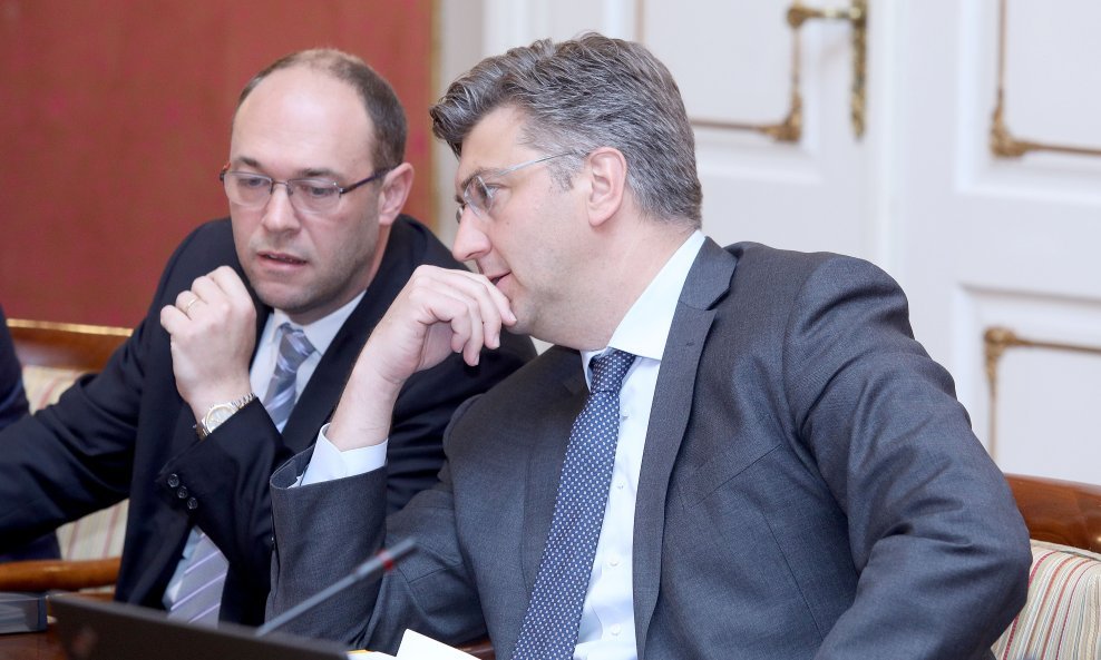 Davor Ivo Stier i Andrej Plenković