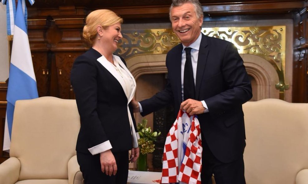 Grabar Kitarović i argentinski predsjednik Macri