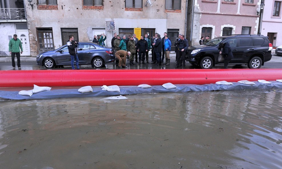 Sustav zaštite od poplave na djelu