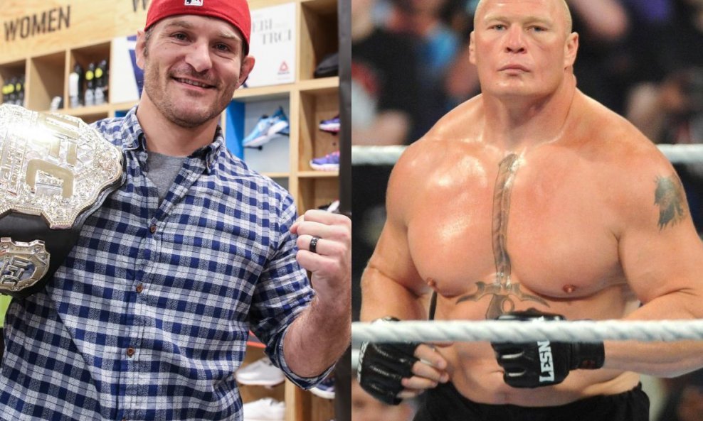 Stipe Miočić i Brock Lesnar