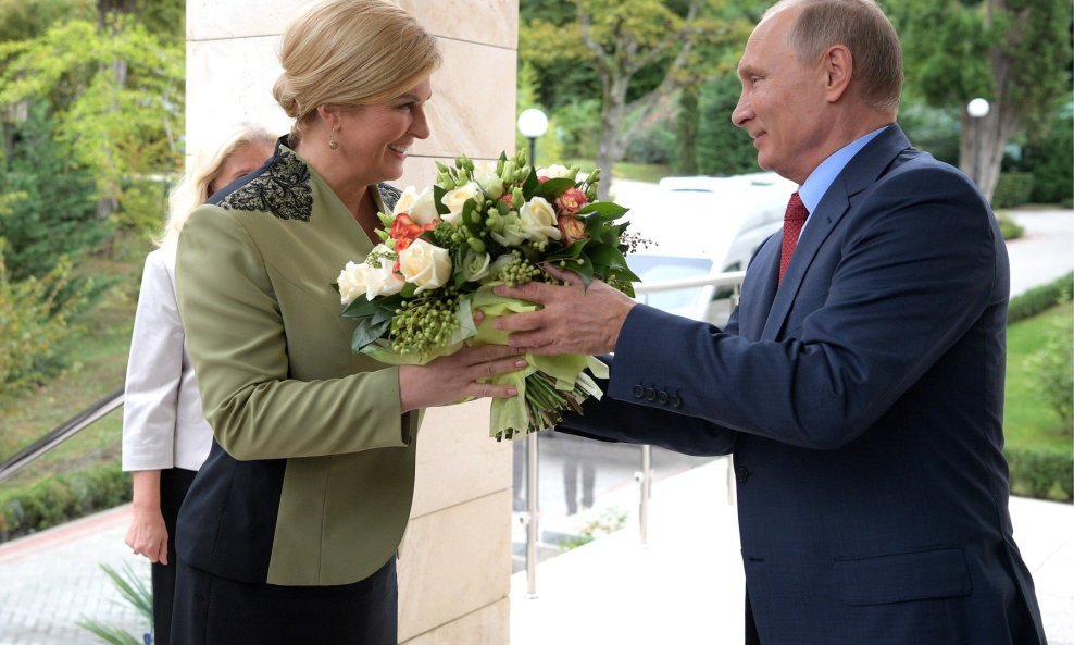 Kolinda Grabar Kitarović i Vladimir Putin