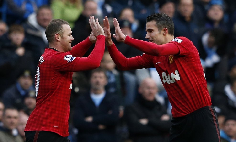 Wayne Rooney i Robin van Persie