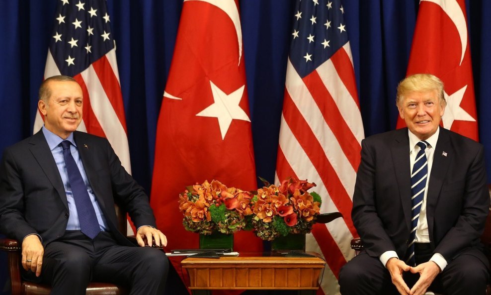 Tayyip Erdogan i Donald Trump u New Yorku u rujnu 2017.
