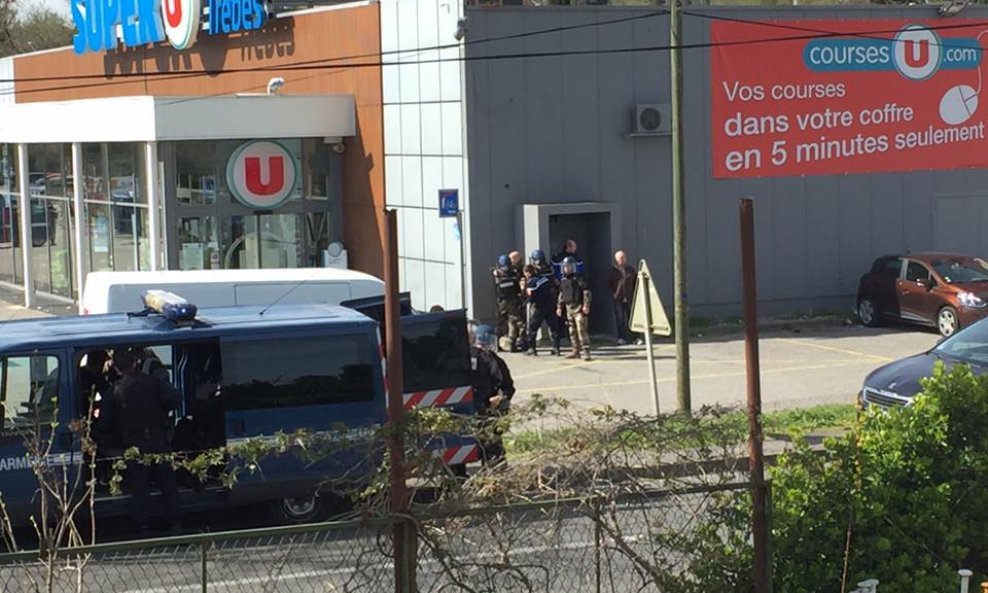 Supermarket u Trebesu gdje se dogodio incident