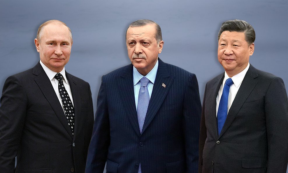Vladimir Putin, Tayyip Erdogan, Xi Jinping