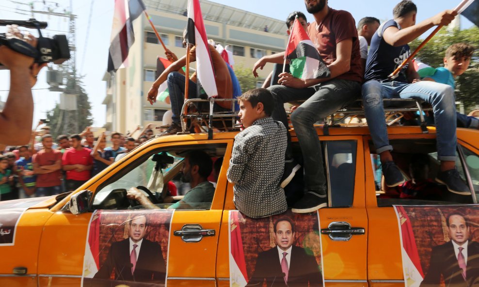 Simpatizeri egipatskog predsjednika Abdel Fatah al-Sisija