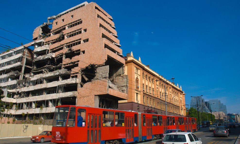 Tijekom bombardiranja znatno je stradao i Beograd