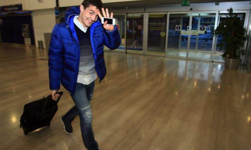 Mateo Kovačić na putu za Milano