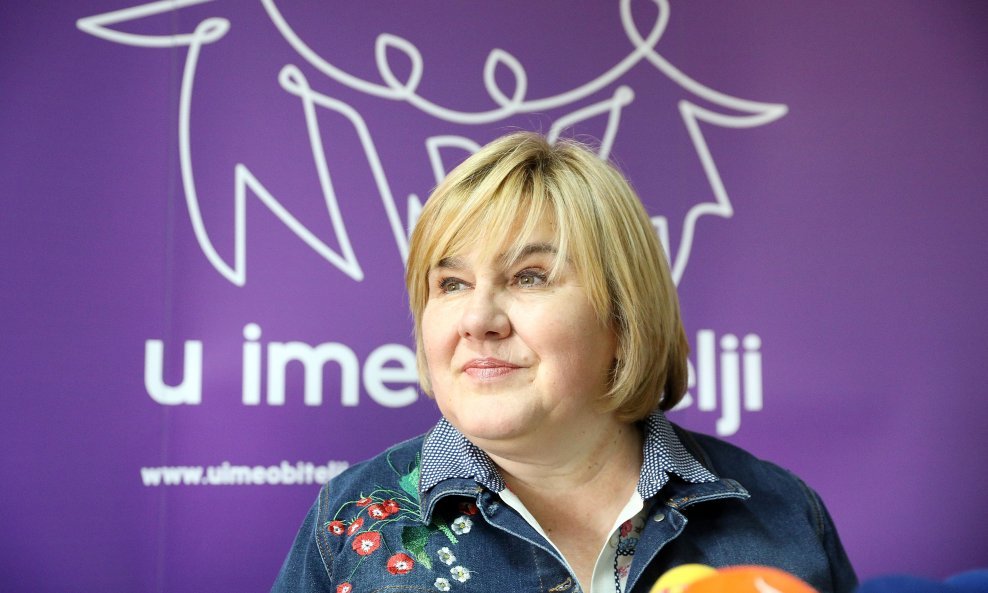 Predsjednica udruge U ime obitelji Željka Markić