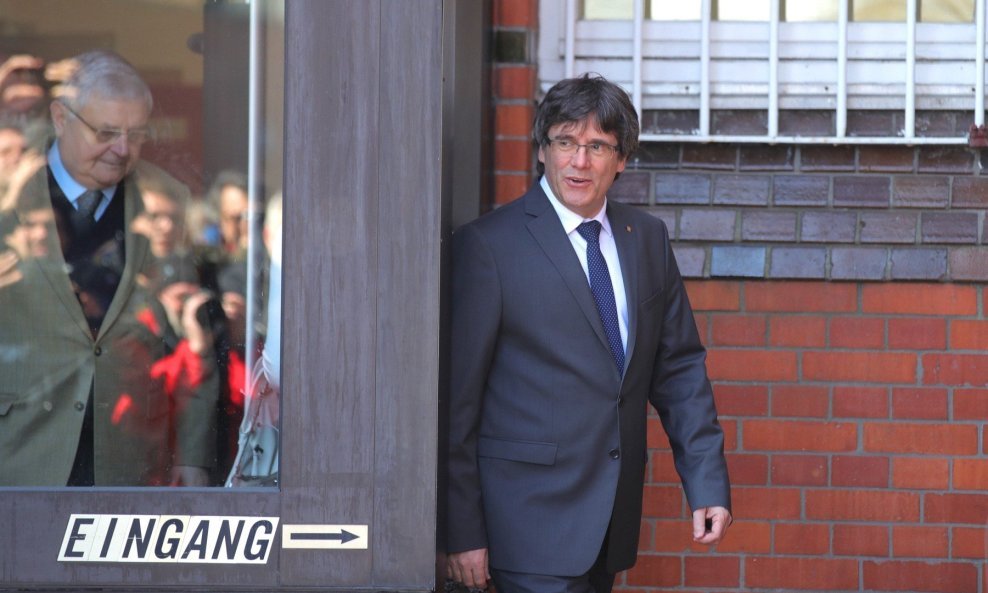 Puigdemont nakon izlaska iz pritvora