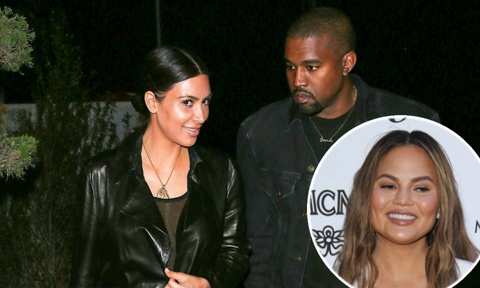 Kim Karadashian, Kanye West i Chrissy Teigen