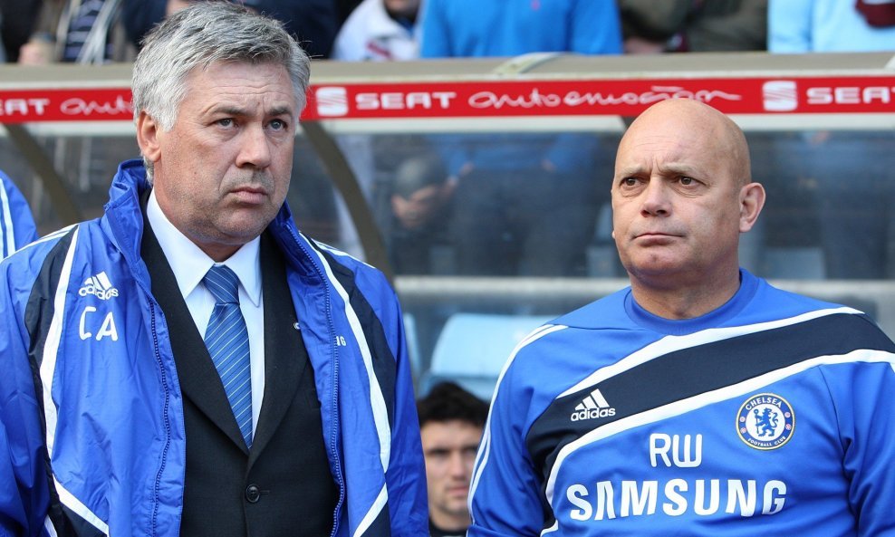 Carlo Ancelotti i Ray Wilkins (Chelsea)