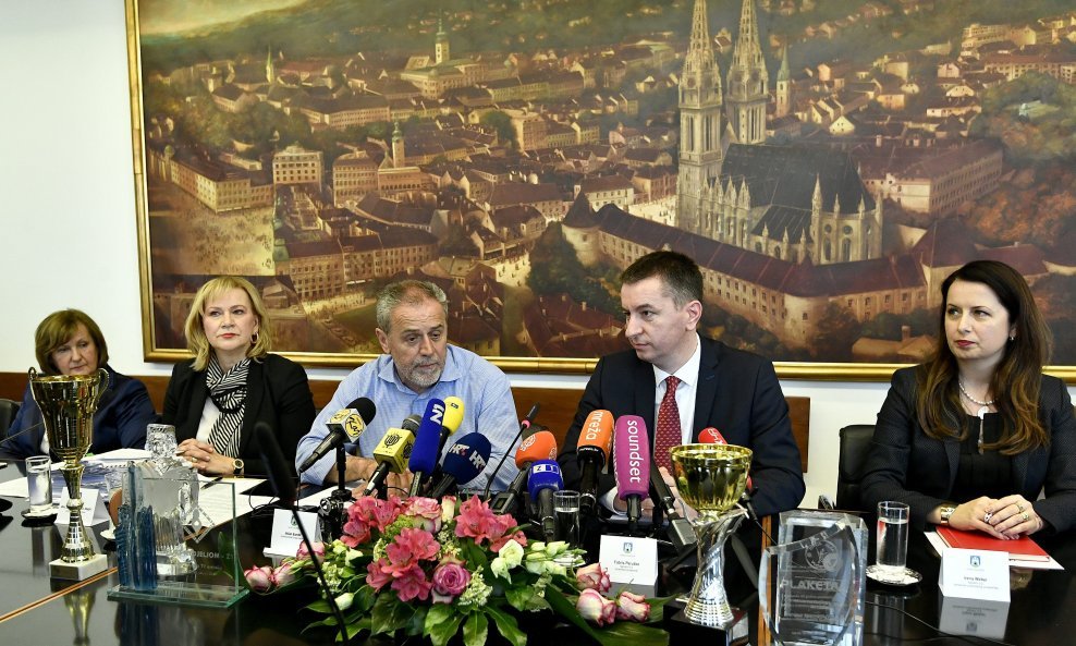 Nada Poldrugač, Milan Bandić, Fabris Peruško i Irena Weber