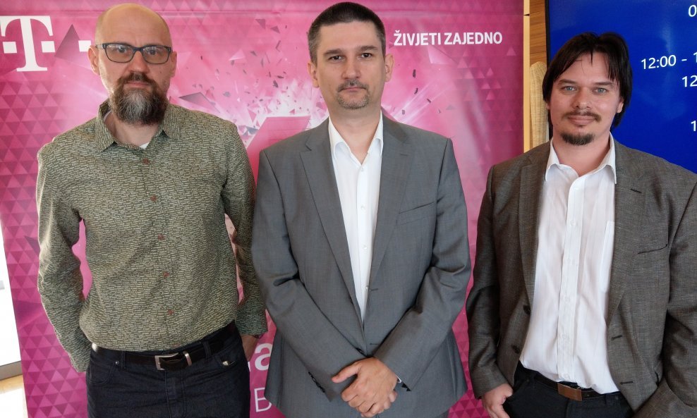 Ivan Visković, Tomislav Kosanović i Tomislav Sladonja (Hrvatski Telekom)