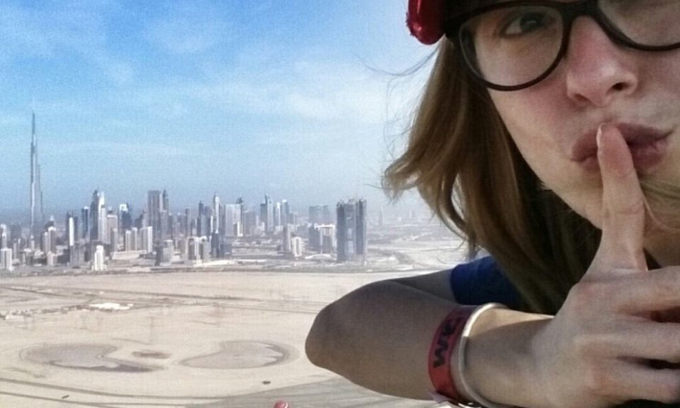 Iva uživa u Dubaiju