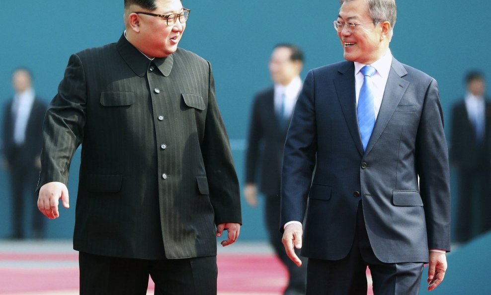 Kim Jong Un i Moon Jae In