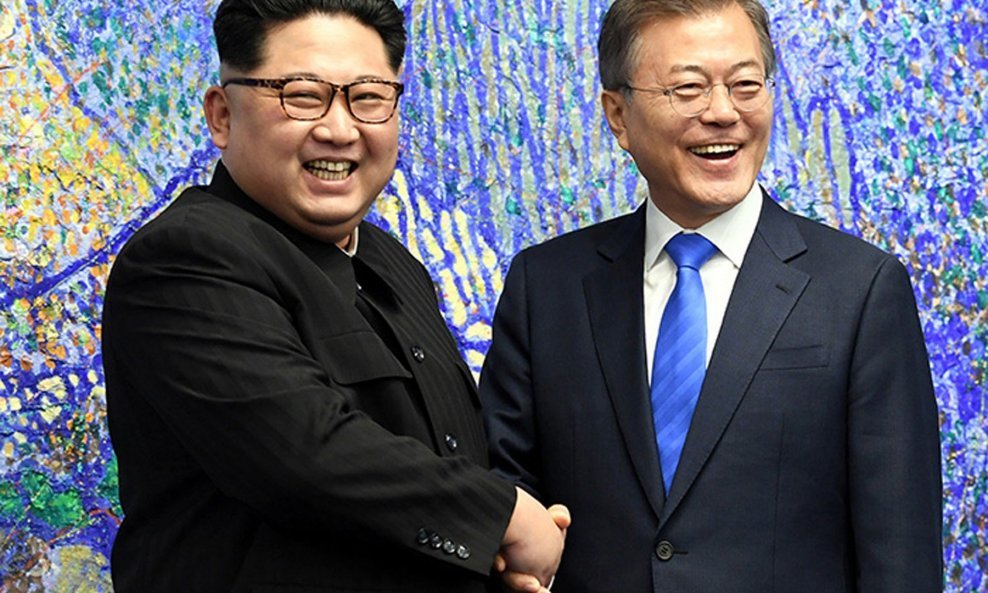 Kim Jong Un i Moon Jae-In