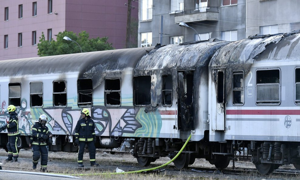 Dva vagona zapalila na Glavnom kolodvoru su se zapalila i prije nešto više od 20 dana.