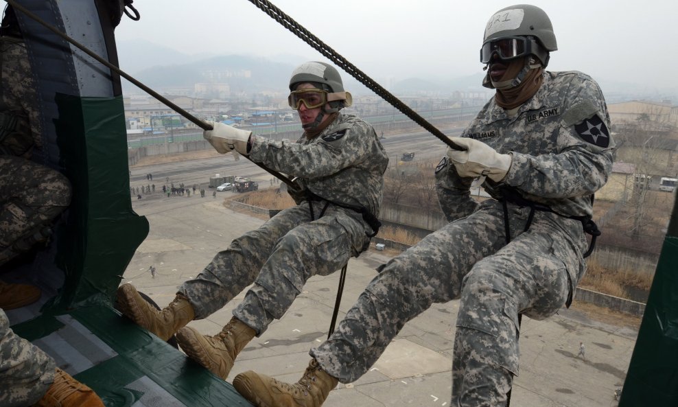 Američki vojnici na vježbi u Južnoj Koreji